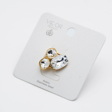 ANILLO Y00462 DORADO Acero Inoxidable A12