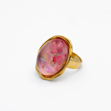 ANILLO Y00466 ROSA Acero Inoxidable 2A35