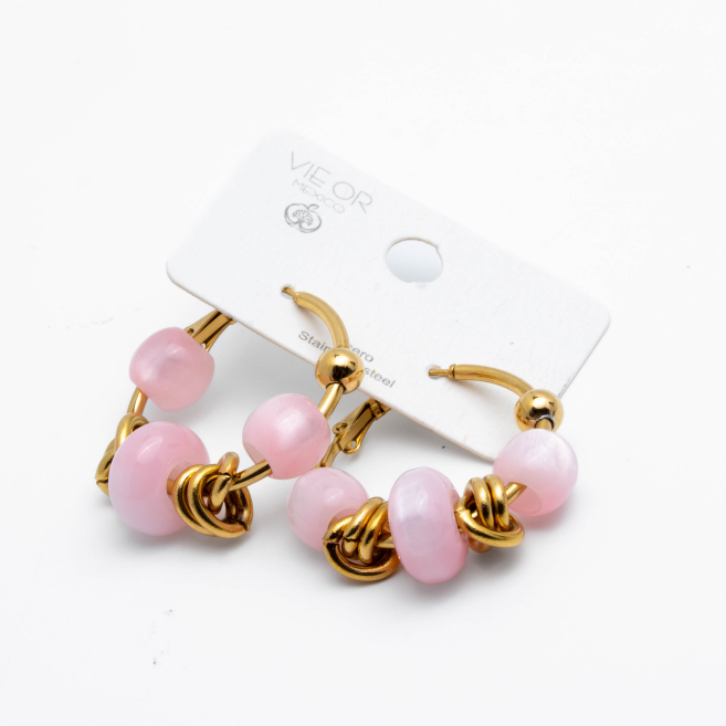 ARETES Y00472 ROSA Acero Inoxidable F54