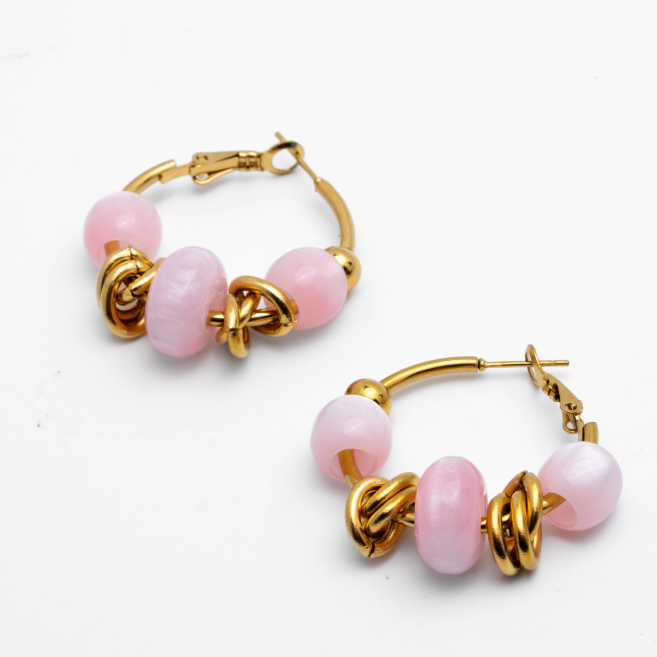 ARETES Y00472 ROSA Acero Inoxidable F54