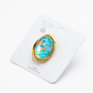 ANILLO Y00466 AZUL Acero Inoxidable 2A35