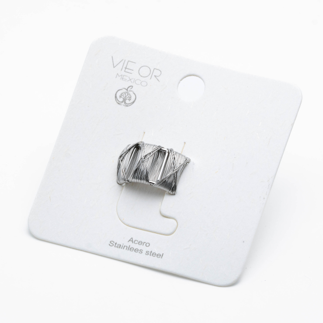 ANILLO Y00539 PLATEADO Acero Inoxidable 2A34