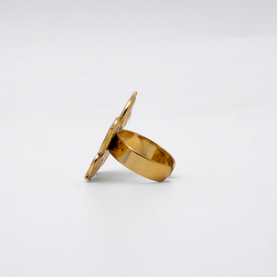 ANILLO Y00293 DORADO Acero Inoxidable A54