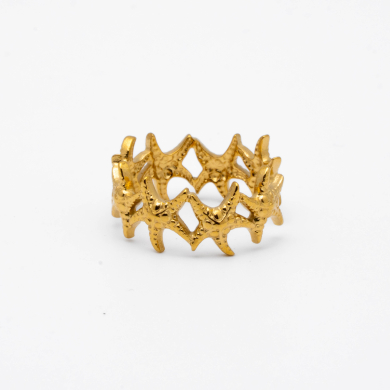 ANILLO ZO14142R150 Dorado Acero Inoxidable -A48
