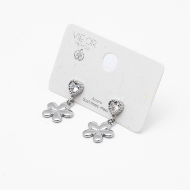 ARETES Y00423 PLATEADO Acero Inoxidable G22