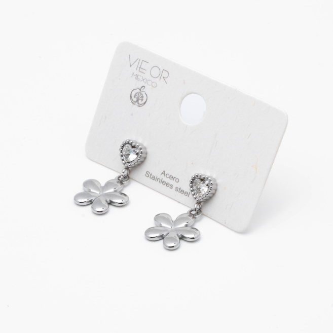 ARETES Y00423 PLATEADO Acero Inoxidable G22