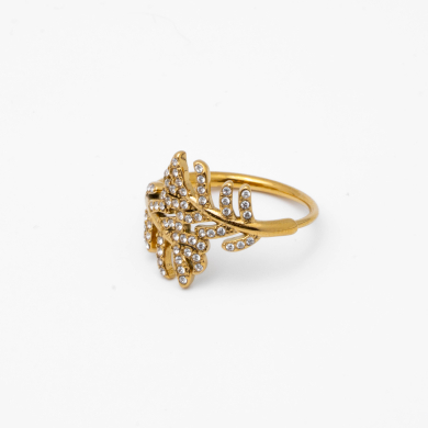 ANILLO ZO13747R Dorado Acero Inoxidable -A57
