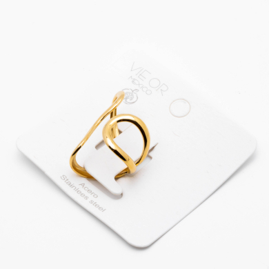 ANILLO ZO14121R Dorado Acero Inoxidable -A25