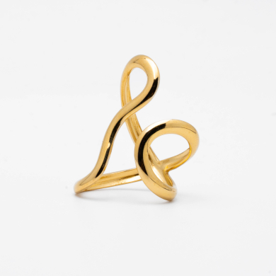 ANILLO ZO14121R Dorado Acero Inoxidable -A25