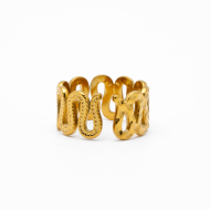 ANILLO ZO14107R Dorado Acero Inoxidable -2A25