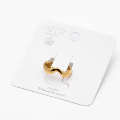 ANILLO ZO14295R Dorado Acero Inoxidable -2A21