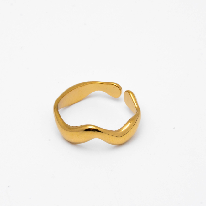ANILLO ZO14295R Dorado Acero Inoxidable -2A21
