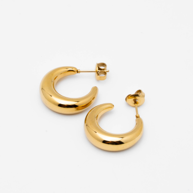 ARETES ZO14477E/25*25MM Dorado Acero Inoxidable -F25 F27