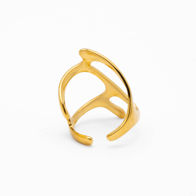 ANILLO ZO14099R Dorado Acero Inoxidable -A39