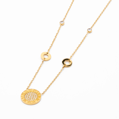 COLLAR ZO13459N Dorado Acero Inoxidable -2D47