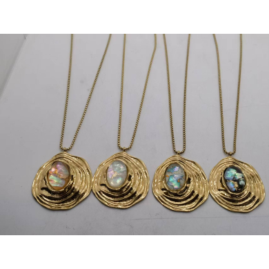 COLLAR Y00608 NEGRO Acero Inoxidable 2D45