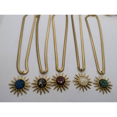 COLLAR Y00620 BEIG Acero Inoxidable 2D45