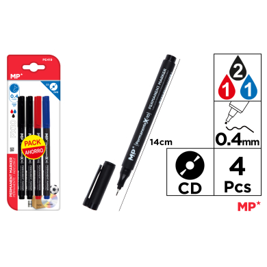 MARCADOR CD PUNTA FINA - A44