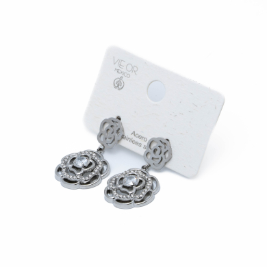 ARETES ZO13445E PLATEADO Acero Inoxidable G54