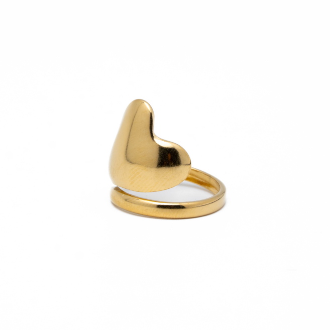 ANILLO ZO14290R DORADO Acero Inoxidable A59