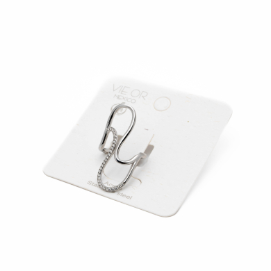 ANILLO ZO15268R PLATEADO Acero Inoxidable A11