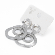 ARETES ZO13423E PLATEADO Acero Inoxidable G52