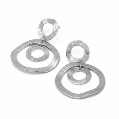 ARETES ZO13423E PLATEADO Acero Inoxidable G52