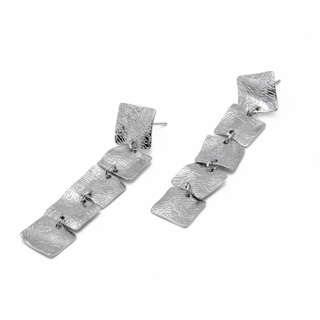 ARETES ZO14397E350 PLATEADO Acero Inoxidable G36