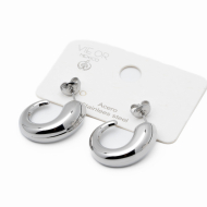 ARETES ZO14481E/20*22MM PLATEADO Acero Inoxidable F22