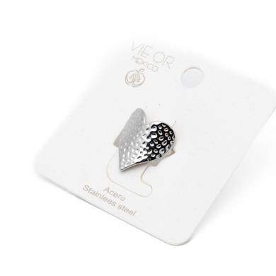 ANILLO ZO14323R PLATEADO Acero Inoxidable A39