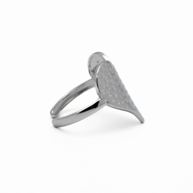 ANILLO ZO14323R PLATEADO Acero Inoxidable A39