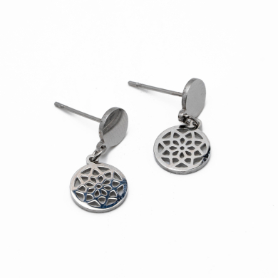 ARETES ZO2923E PLATEADO Acero Inoxidable G55