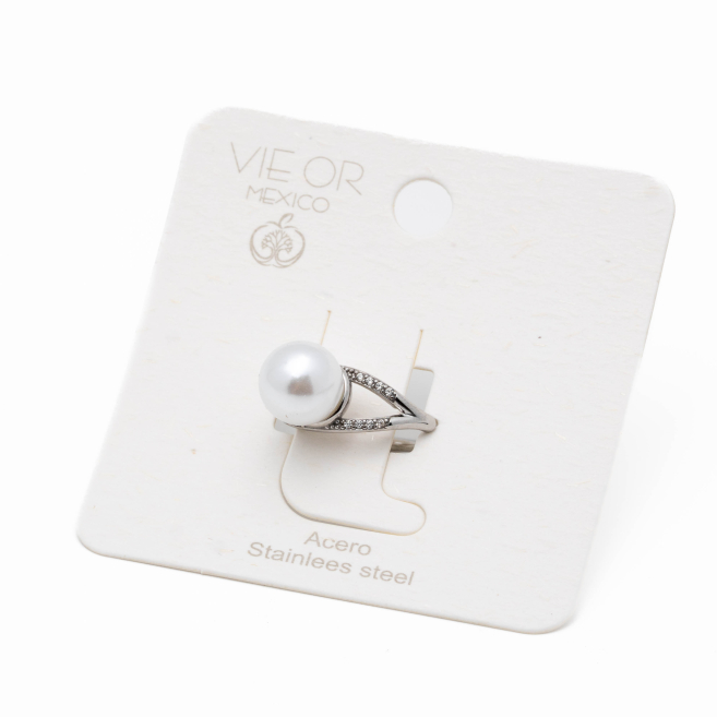 ANILLO ZO15627R PLATEADO Acero Inoxidable 2A41