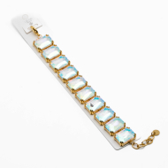 PULSERA ZO13542B DORADO BLANCO Acero Inxidable 2C23