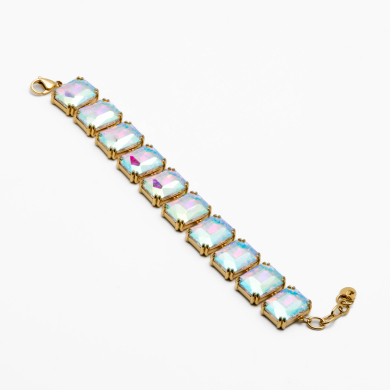 PULSERA ZO13542B DORADO BLANCO Acero Inxidable 2C23