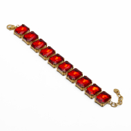 PULSERA ZO13542B DORADO ROJO Acero Inxidable 2C24