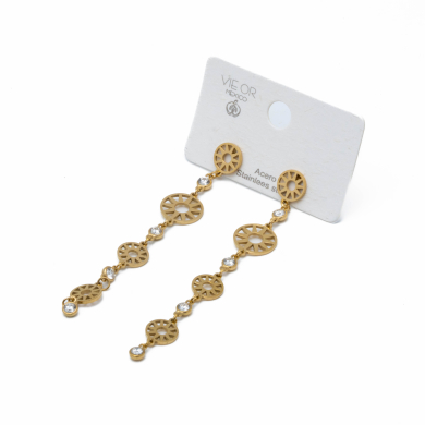 ARETES ZO14094E DORADO Acero Inxidable F51