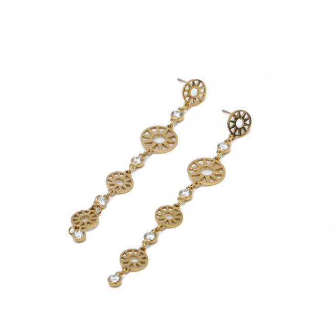 ARETES ZO14094E DORADO Acero Inxidable F51