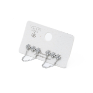 ARETES ZO13952E PLATEADO Acero Inxidable F51