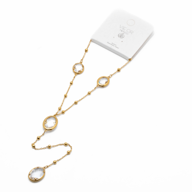 COLLAR ZO13492N DORADO BLANCO Acero Inxidable E59