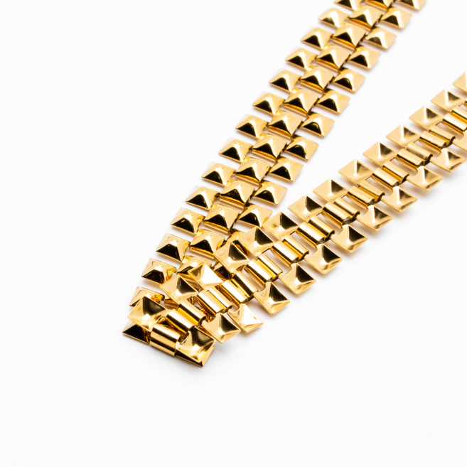 COLLAR ZO13421N DORADO Acero Inxidable 2D510