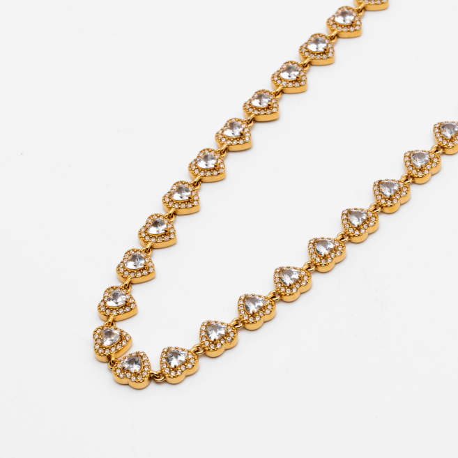 COLLAR ZO13833N DORADO Acero Inxidable E43