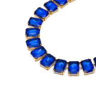 COLLAR ZO13543N DORADO AZULON Acero Inxidable E47