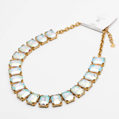 COLLAR ZO13543N DORADO BLANCO Acero Inxidable E47