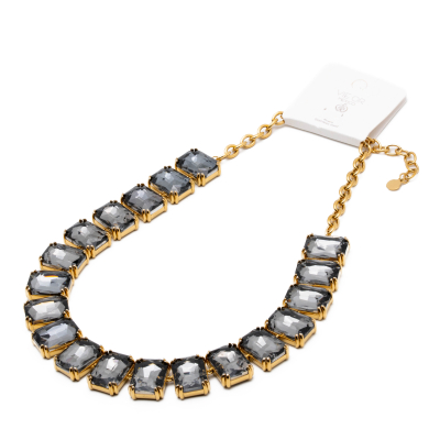 COLLAR ZO13543N DORADO GRIS Acero Inxidable E47