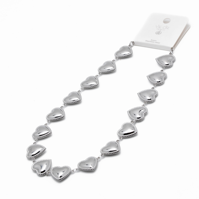 COLLAR Y00059 PLATEADO Acero Inoxidable 2D51