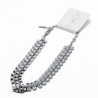 COLLAR ZO13421N PLATEADO Acero Inxidable 2D510