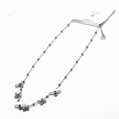 COLLAR ZO15761N PLATEADO Acero Inxidable