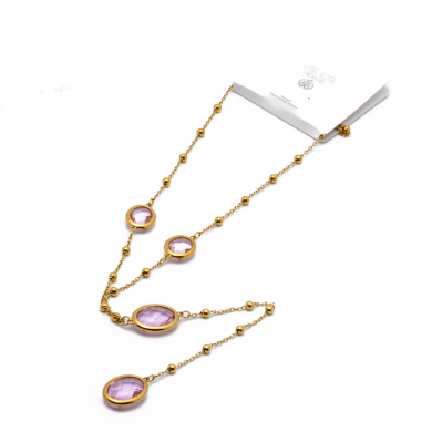 COLLAR ZO13492N DORADO ROSA Acero Inxidable E59