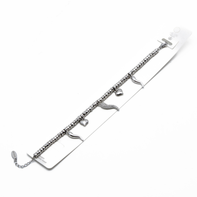 PULSERA ZO13524B PLATEADO Acero Inxidable 2C42